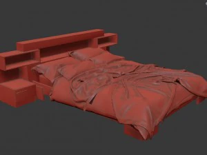 saye bed furniture porsche design 3D Model