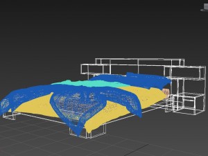 saye bed furniture porsche design 3D 모델