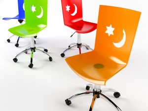 moon star chair 3D Model