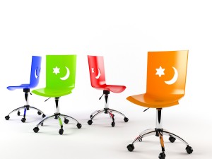 moon star chair 3D Model