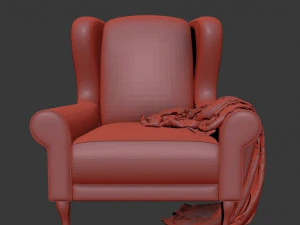 879-armchair 3D Model