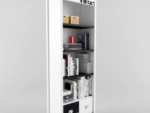 879-책장 3D 모델