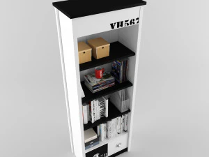 879-책장 3D 모델