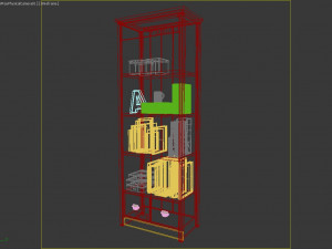 879-bookcase 3D 모델