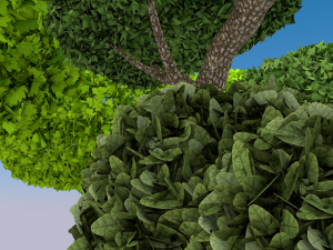 a pack of 10 trees Modèle 3D