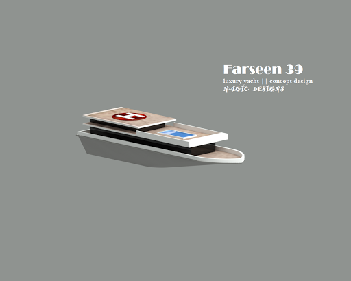 farseen yacht 39 3Dモデル .c4d .max .obj .3ds .fbx .stl .blend