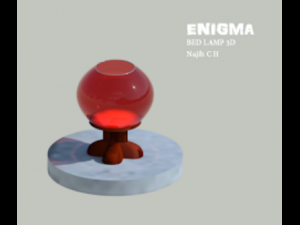 bed lamp Model 3D