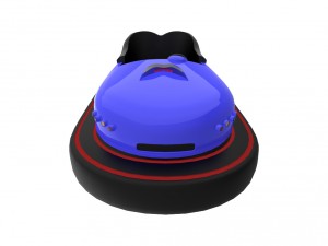 bumper car for attractions Modello 3D