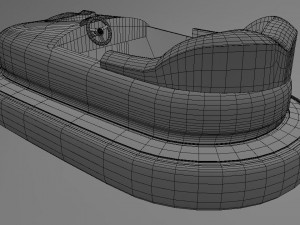 bumper car for attractions Modello 3D