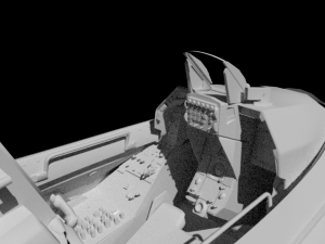 f-16c cockpit Modelo 3D