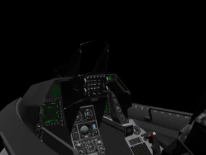 f-16c cockpit 3D Model