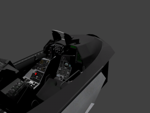 f-16c cockpit Modelo 3D
