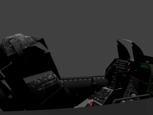 f-16c cockpit 3D Model