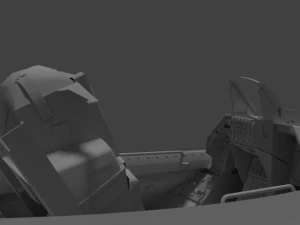 f-16c cockpit 3D Model