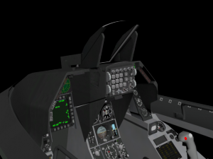 f-16c cockpit Modelo 3D