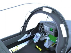 jas-39 gripen cockpit Modelo 3D