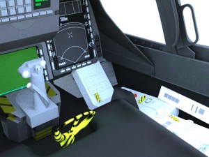 jas-39 gripen cockpit Modelo 3D