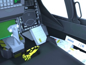 jas-39 gripen cockpit Modelo 3D