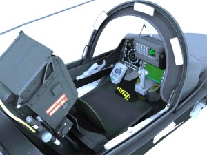 jas-39 gripen cockpit 3D Модель