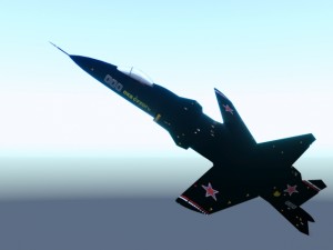 su-47 berkut 3D Model