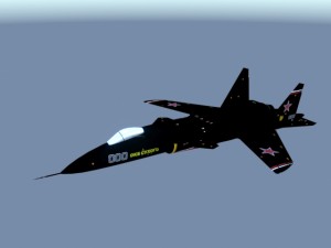 su-47 berkut 3D Model