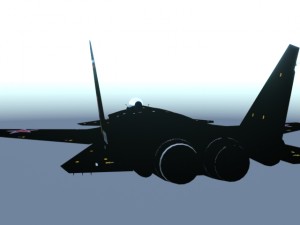 su-47 berkut 3D Model