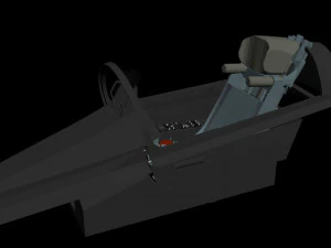 mig-29k cockpit 3D Model