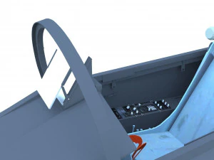 mig-29k cockpit 3D Model