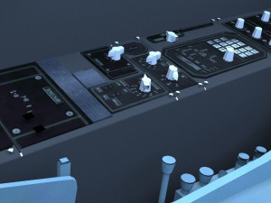 mig-29k cockpit Modèle 3D