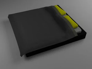 bed 3D Model