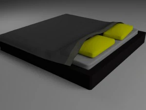 bed 3D Model