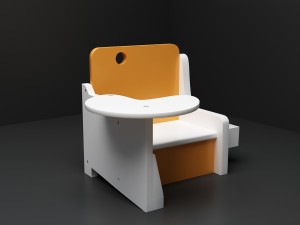 kidschair Modèle 3D