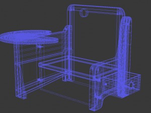 kidschair Modèle 3D