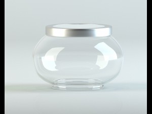 jar for friable 3D 模型