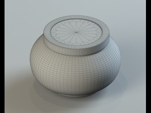 jar for friable 3D 模型