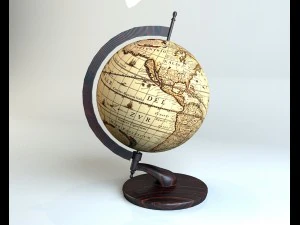 antique globe 3D Model