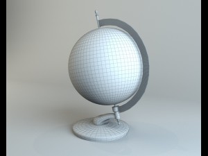 antique globe 3D 모델