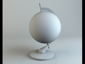 antique globe 3D 모델
