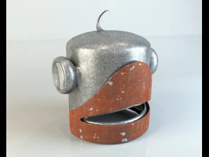 ロボットヘッド 1 3Dモデル