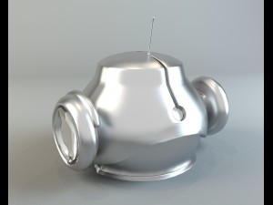 robot head 2 Modelo 3D