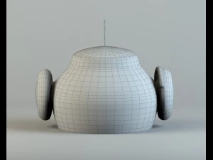 robot head 2 3D Model