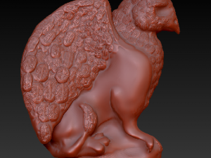 gargoyle grifon 3D-Modell