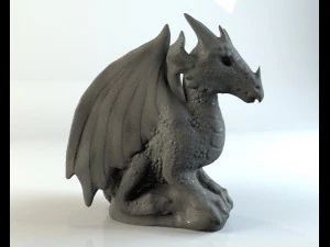 dragão gárgula Modelo 3D