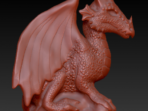 gargoyle dragon 3D 모델