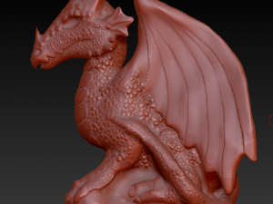 gargoyle dragon 3D 모델
