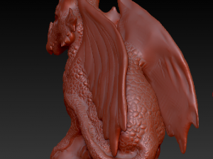 gargoyle dragon 3D 모델
