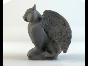 gargoyle cat 3D Models