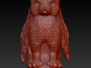 gargoyle cat 3D Model