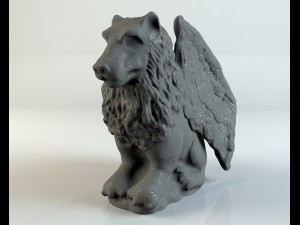 gargoyle lion 3D 模型