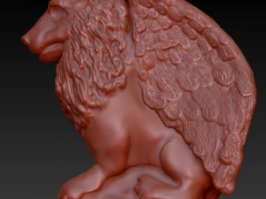gargoyle lion 3D Model